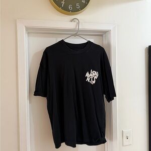 All Saints Black Graphic Tee